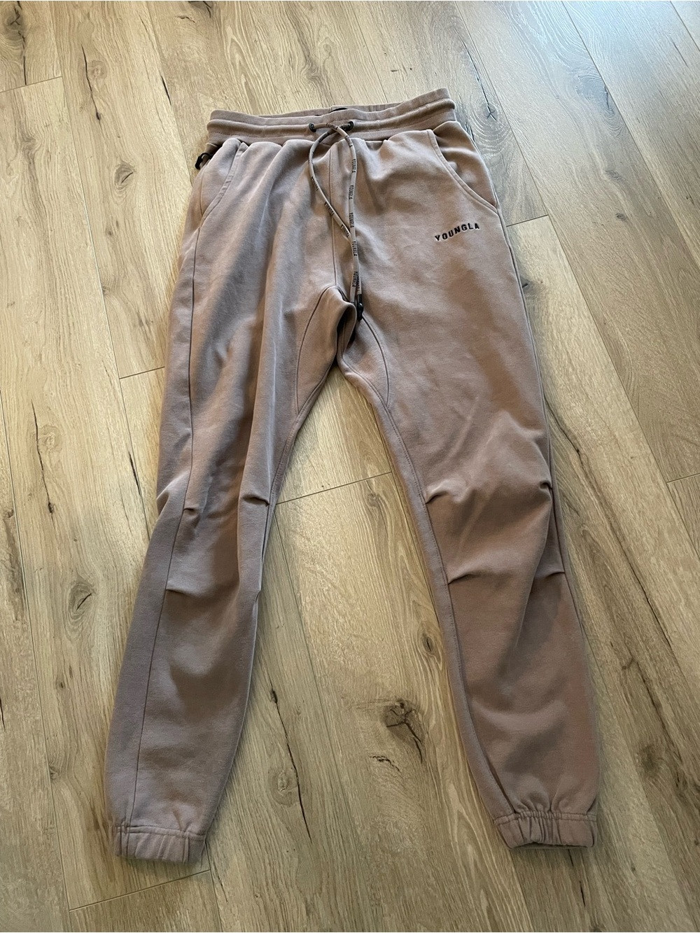 YoungLA young LA model 210 kick back joggers athletic taper sweatpants L